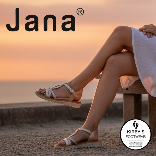 Jana sandal - metallic 28278 - Kirbys Footwear Ltd
