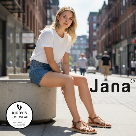Jana sandal - tan 28278 - Kirbys Footwear Ltd
