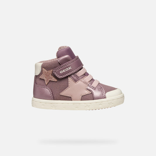 Geox Gisli pink velcro boot - Kirbys Footwear Ltd
