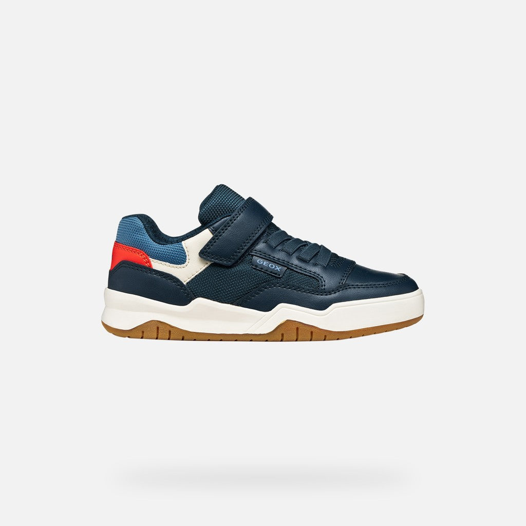 Geox Perth trainer velcro navy - Kirbys Footwear Ltd