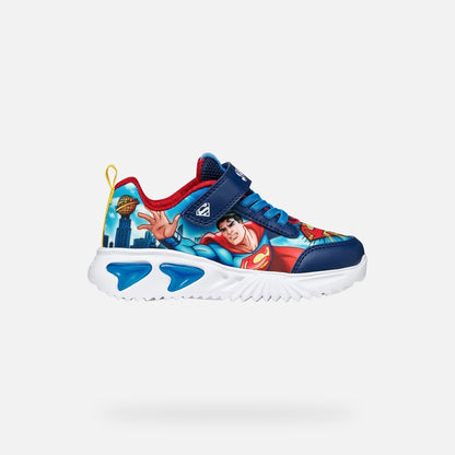Geox Assister Superman lights - Kirbys Footwear Ltd