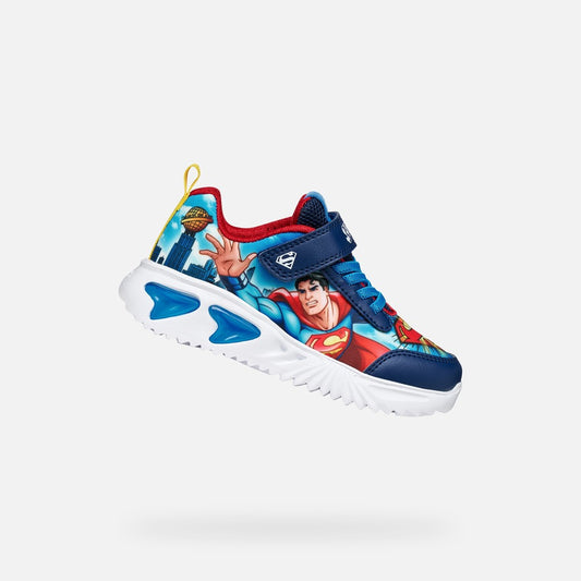 Geox Assister Superman lights - Kirbys Footwear Ltd