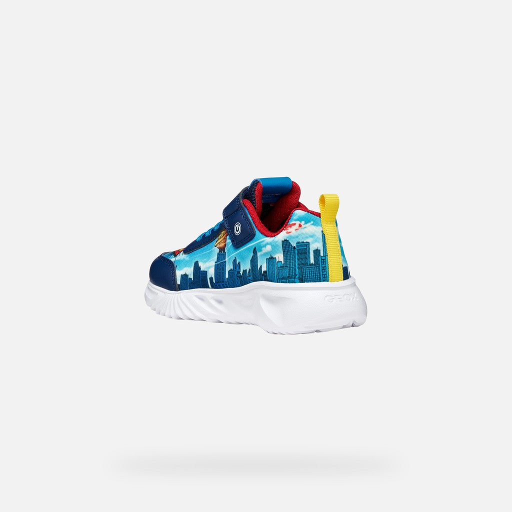 Geox Assister Superman lights - Kirbys Footwear Ltd