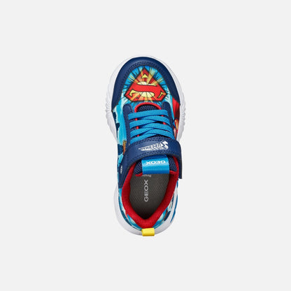 Geox Assister Superman lights - Kirbys Footwear Ltd