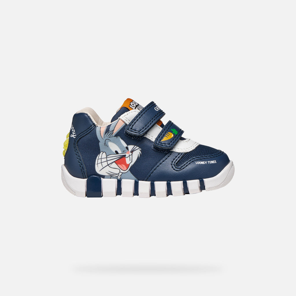 Geox Iupidoo looney tunes velcro navy