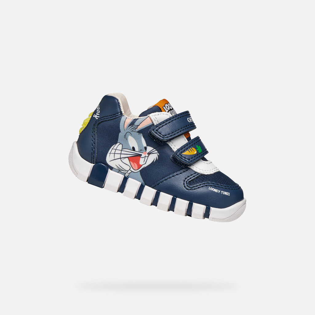 Geox Iupidoo looney tunes velcro navy