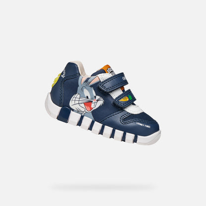Geox Iupidoo looney tunes velcro navy
