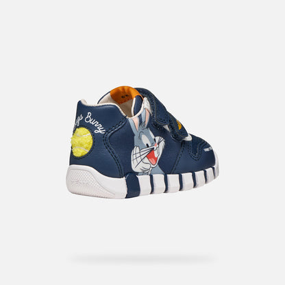 Geox Iupidoo looney tunes velcro navy