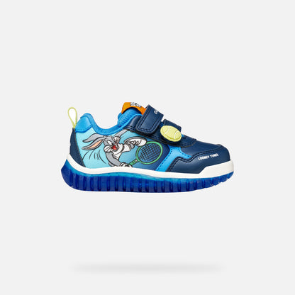 Geox Bugs Bunny  trainers lights lightyloo - Kirbys Footwear Ltd
