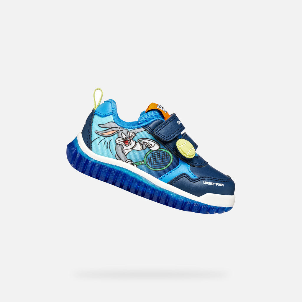 Geox Bugs Bunny  trainers lights lightyloo - Kirbys Footwear Ltd