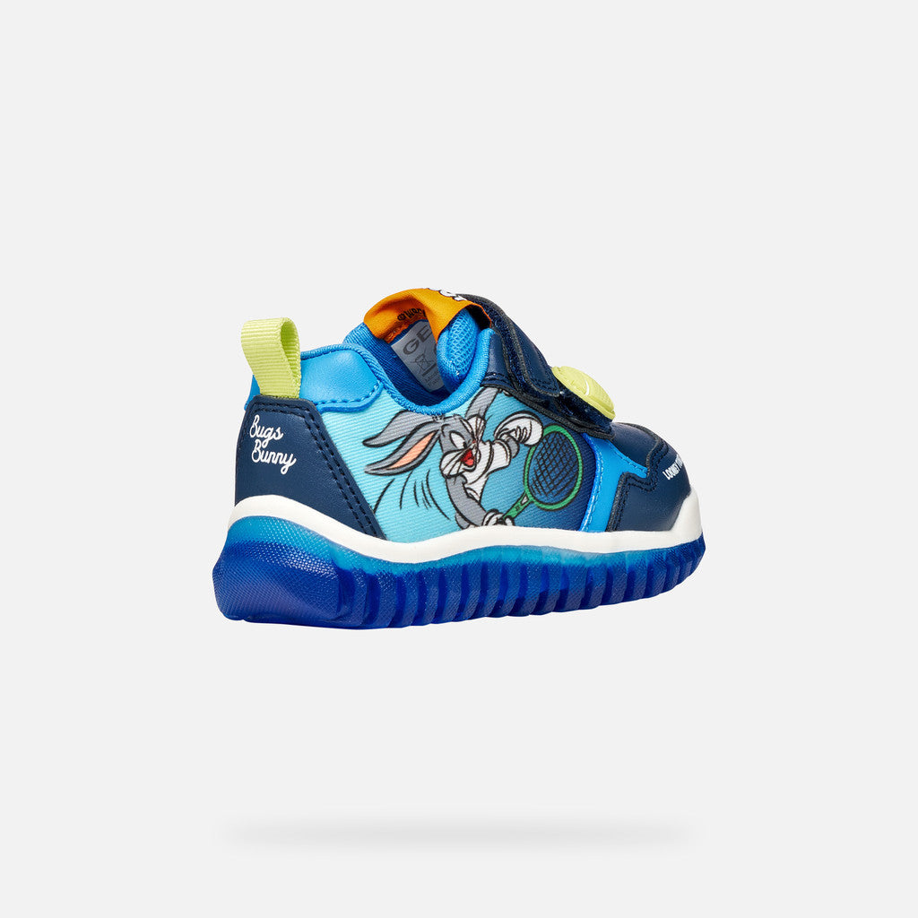 Geox Bugs Bunny  trainers lights lightyloo - Kirbys Footwear Ltd