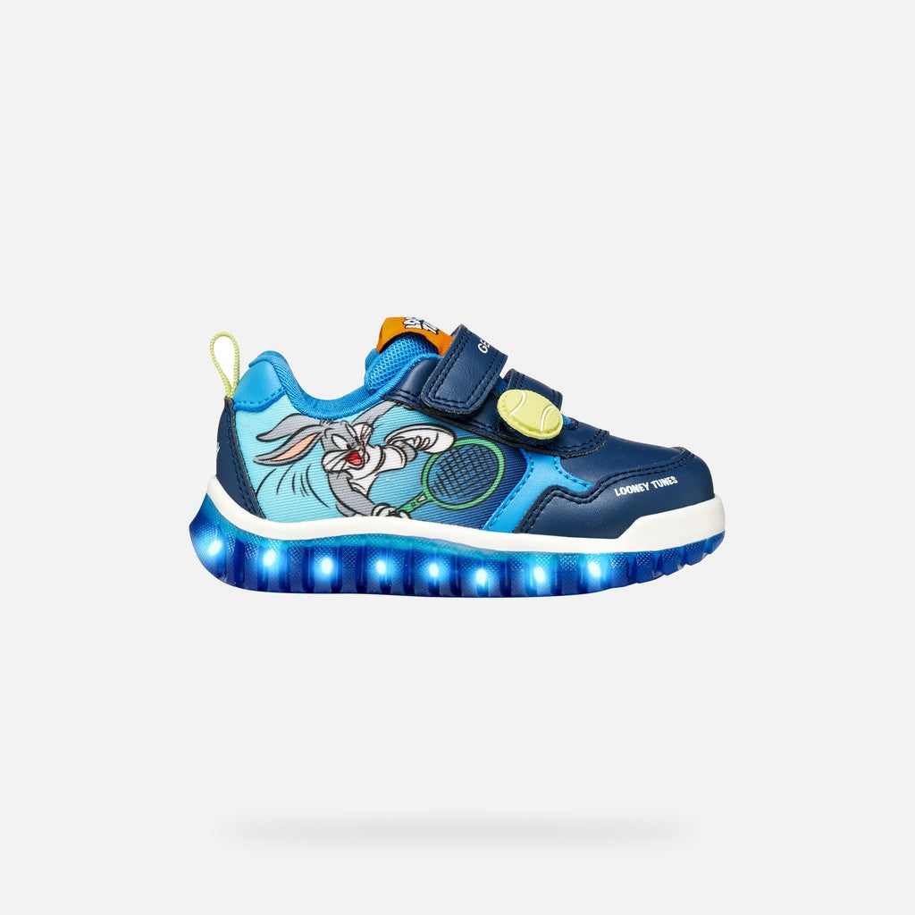 Geox Bugs Bunny  trainers lights lightyloo - Kirbys Footwear Ltd