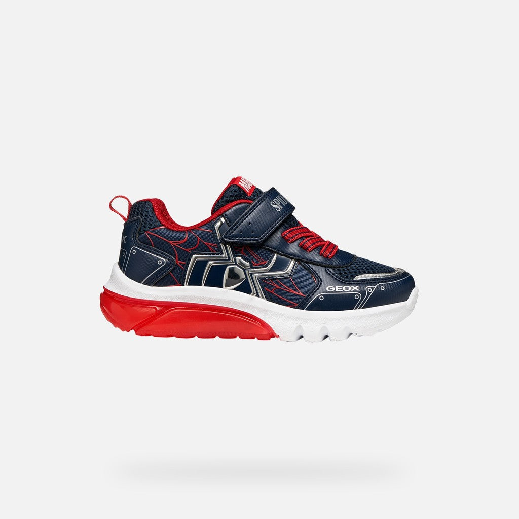Geox Spiderman Ciberdron lights - Kirbys Footwear Ltd