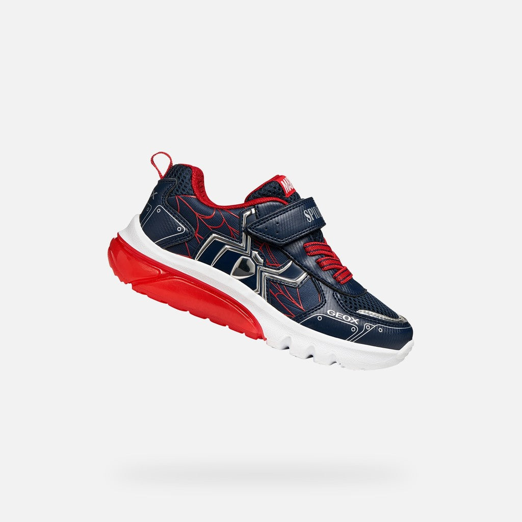 Geox Spiderman Ciberdron lights - Kirbys Footwear Ltd