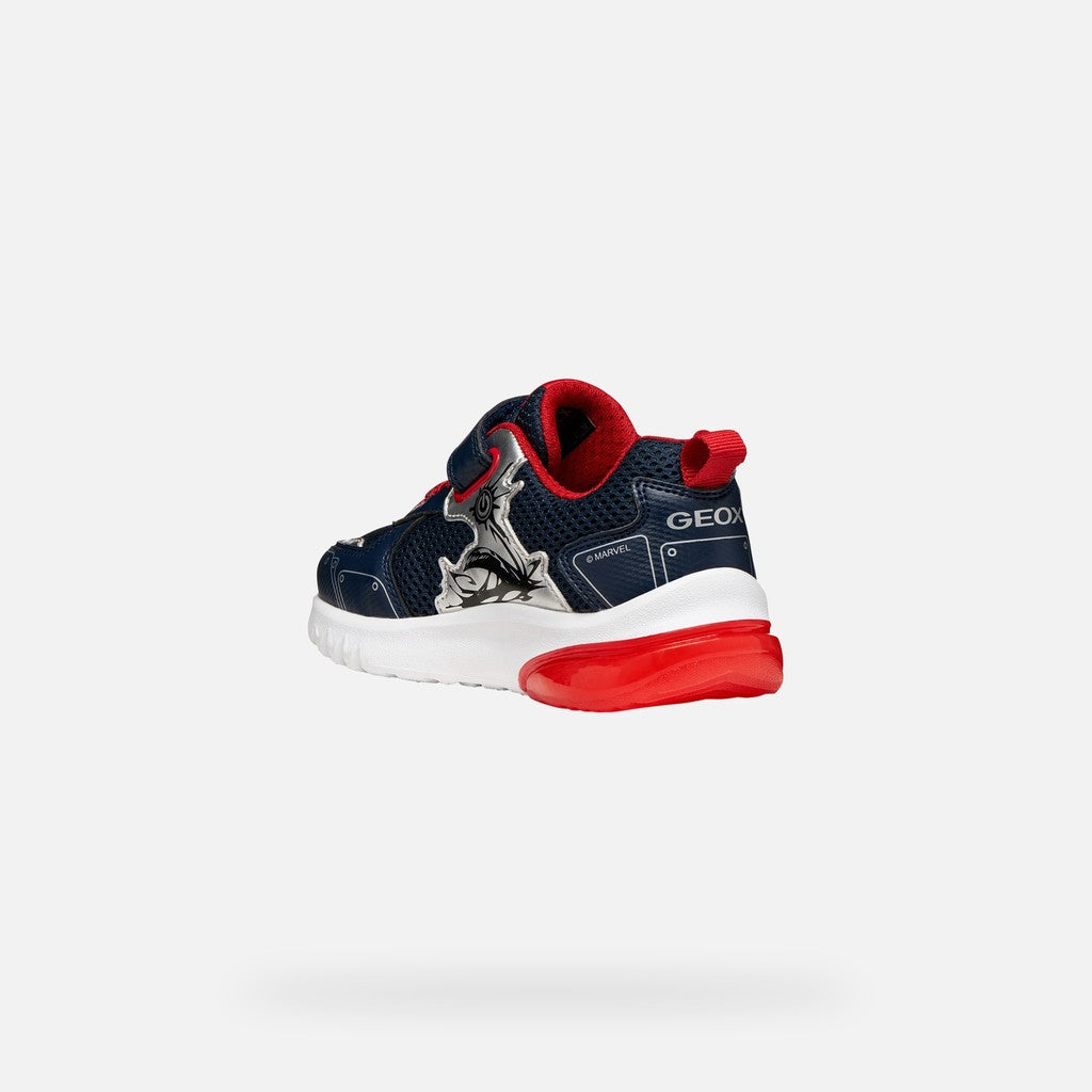 Geox Spiderman Ciberdron lights - Kirbys Footwear Ltd