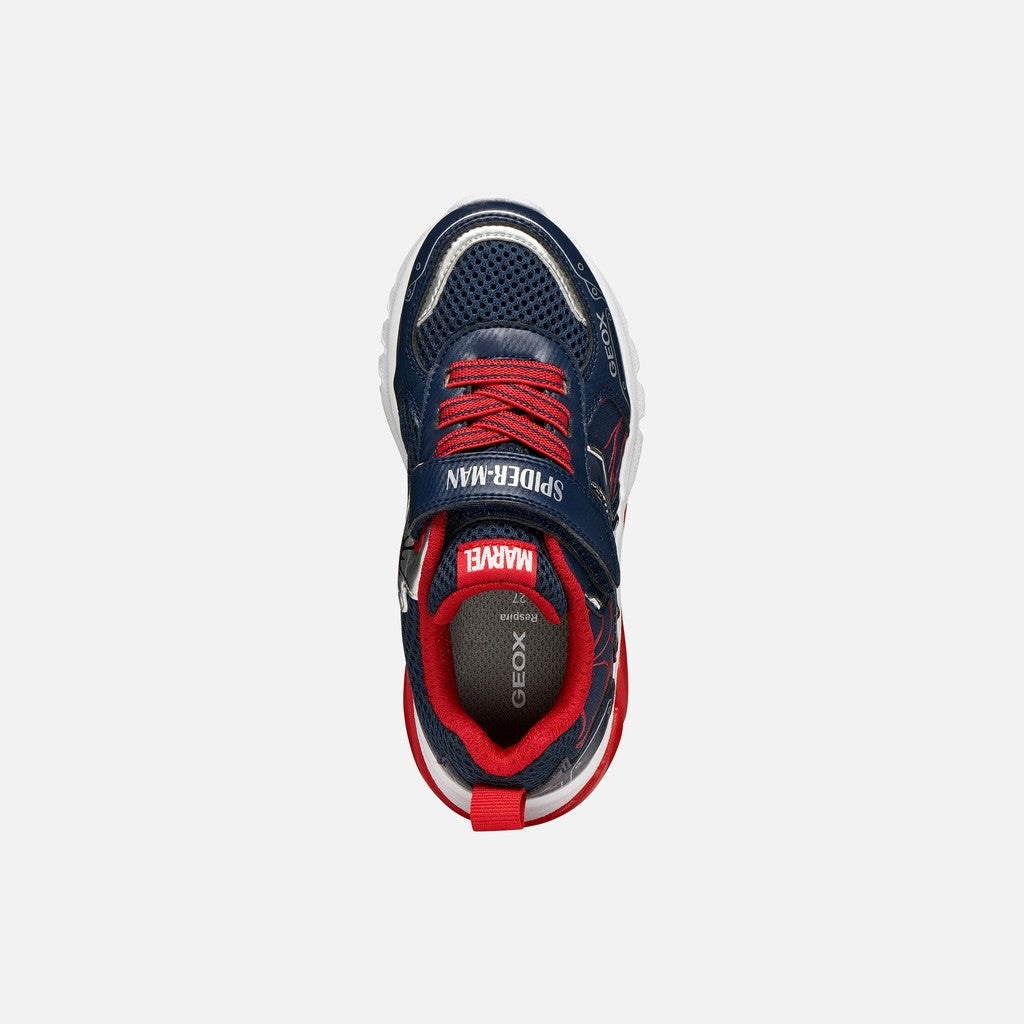 Geox Spiderman Ciberdron lights - Kirbys Footwear Ltd