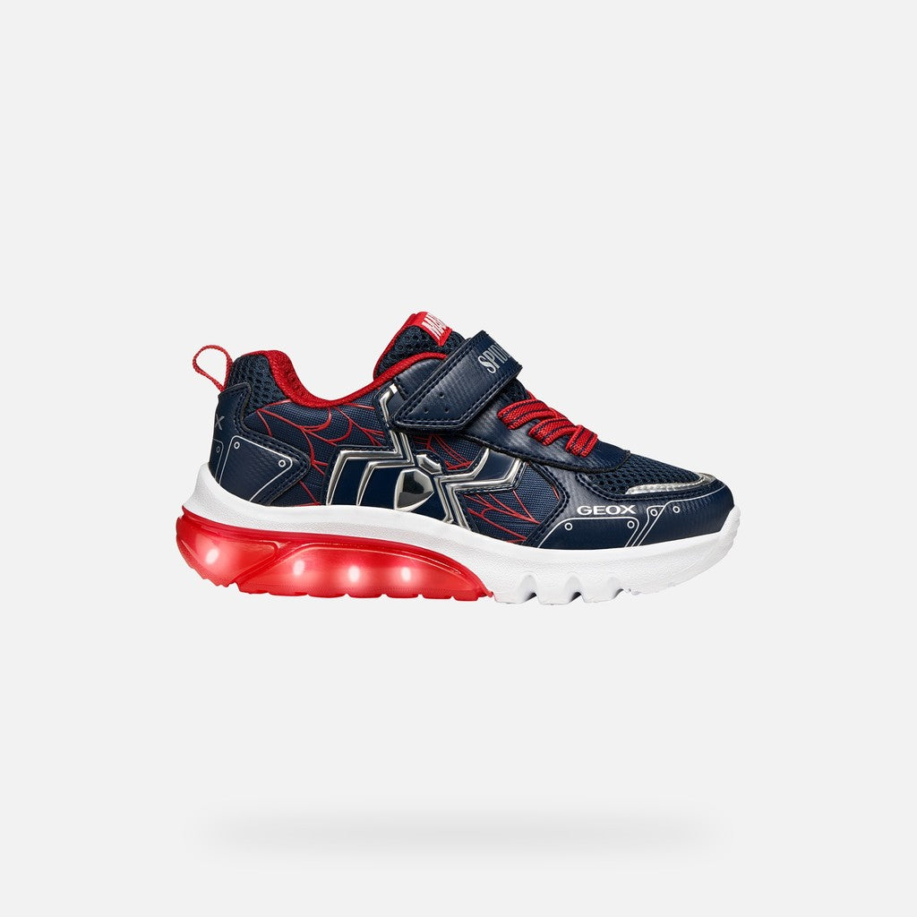 Geox Spiderman Ciberdron lights - Kirbys Footwear Ltd