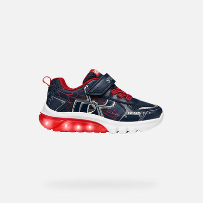 Geox Spiderman Ciberdron lights - Kirbys Footwear Ltd