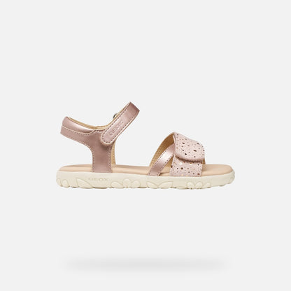 Geox sandal - Haiti - rose gold - Kirbys Footwear Ltd