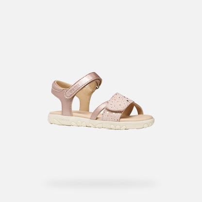 Geox sandal - Haiti - rose gold - Kirbys Footwear Ltd