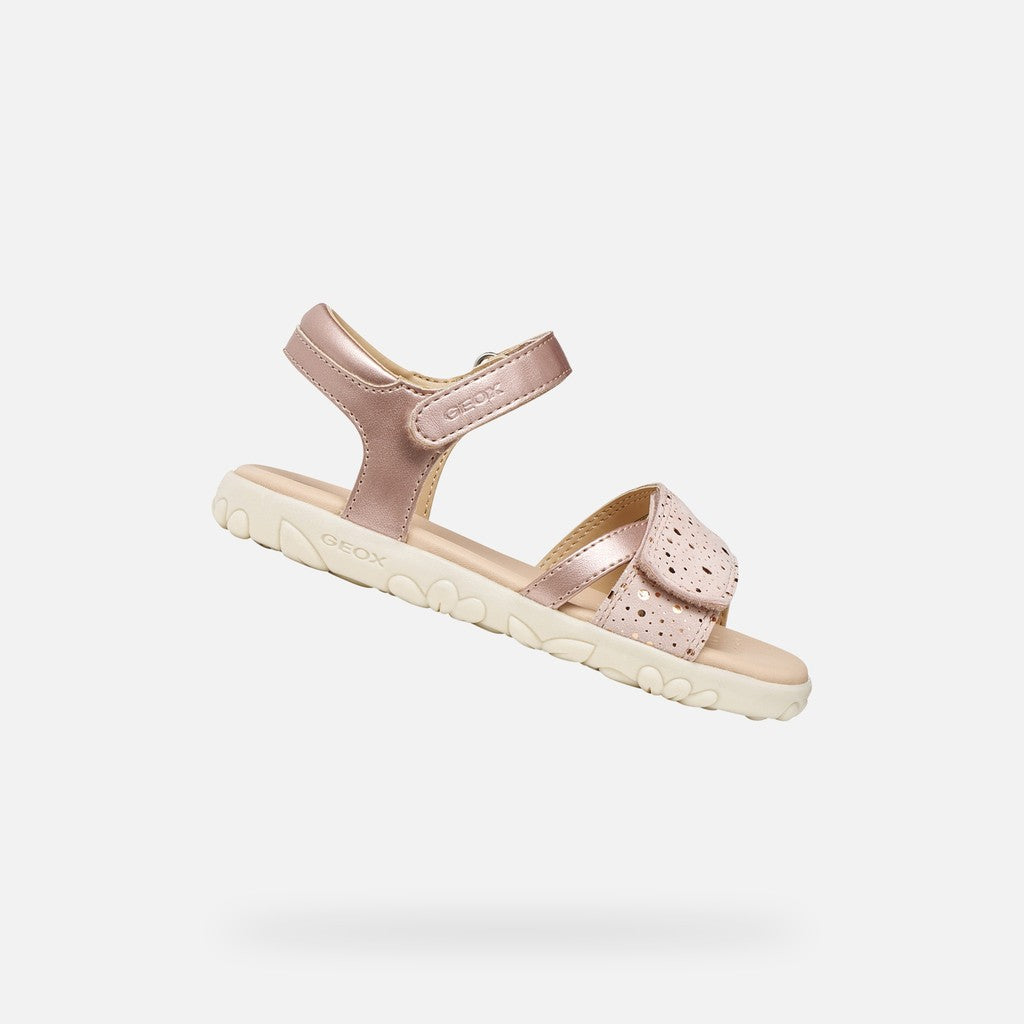 Geox sandal - Haiti - rose gold - Kirbys Footwear Ltd