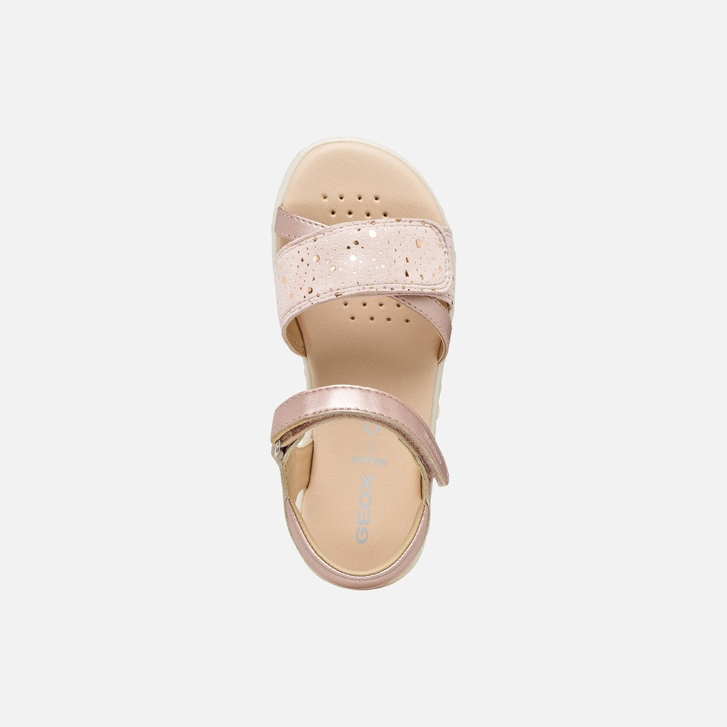 Geox sandal - Haiti - rose gold - Kirbys Footwear Ltd