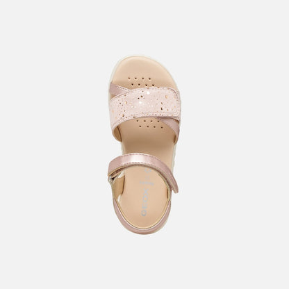 Geox sandal - Haiti - rose gold - Kirbys Footwear Ltd