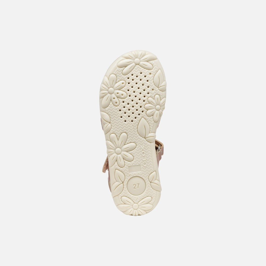 Geox sandal - Haiti - rose gold - Kirbys Footwear Ltd