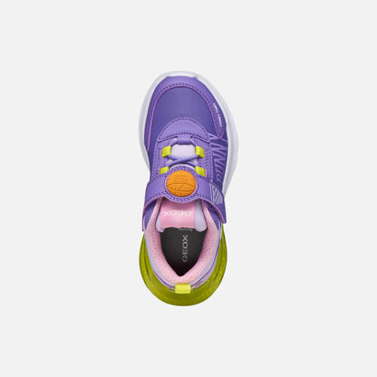 Geox Activart looney tunes lilac lights - Kirbys Footwear Ltd