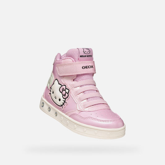 Geox Hello Kitty high top lights Skylin pink