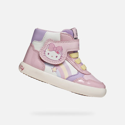 Geox Hello Kitty Gisli pink velcro boot - Kirbys Footwear Ltd