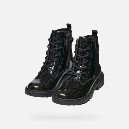 Geox Casey boot black sparkle