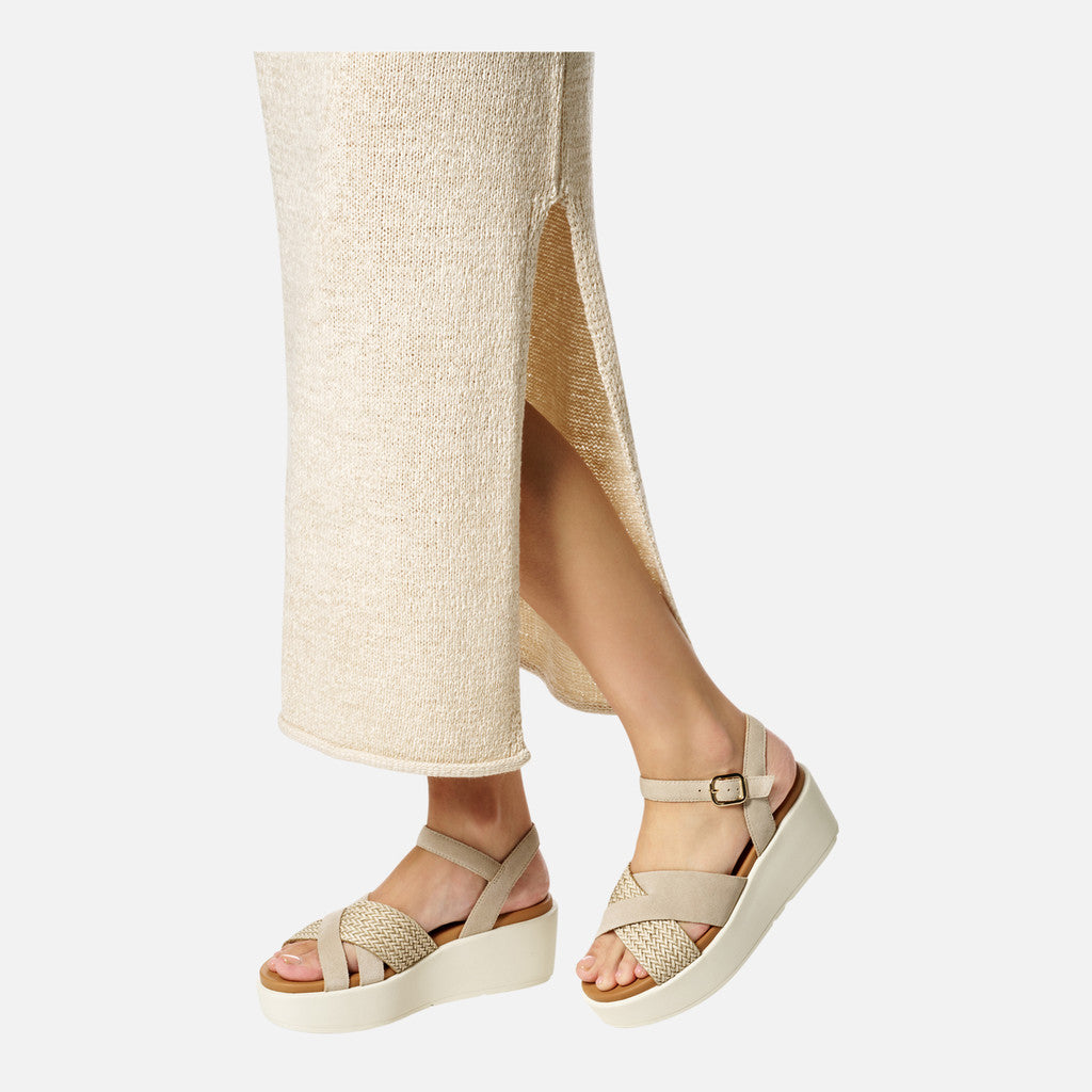 Geox Xand 2.2s wedge sandal - taupe
