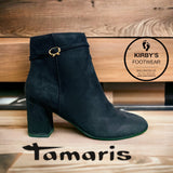 Tamaris heel boot black 25344