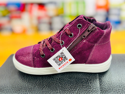 Ricosta Mel burgundy waterproof boot