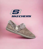 Skechers cozy campfire fresh slipper taupe