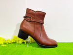 Tamaris boot tan leather 25042