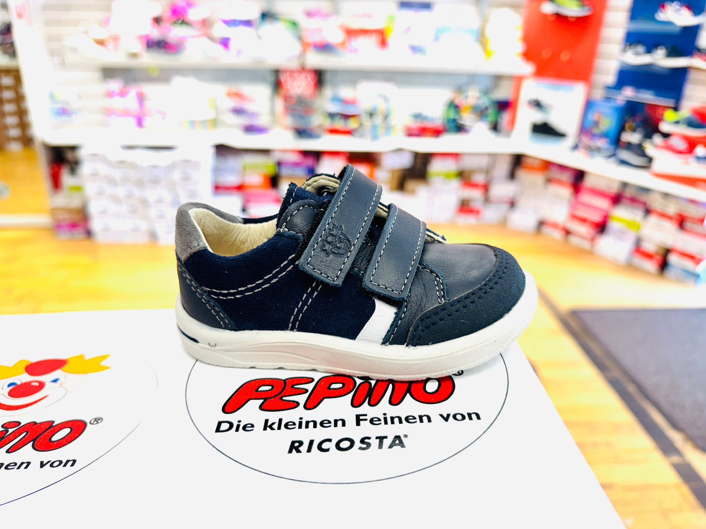 Ricosta Jamie navy velcro leather