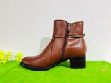 Tamaris boot tan leather 25042