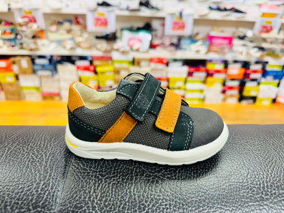 Ricosta Riley asphalt velcro leather