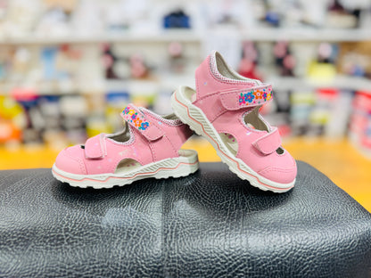 Ricosta Dobby pink closed toe sandal