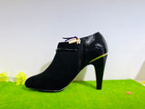 Lotus Janis black patent heel