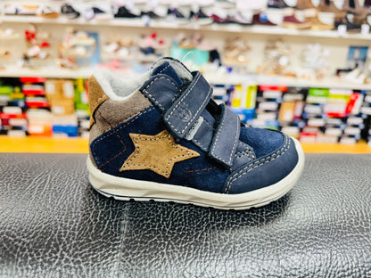 Ricosta Kimi navy velcro boot waterproof - Kirbys Footwear Ltd