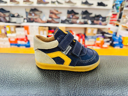 Ricosta Nuri navy velcro boot waterproof