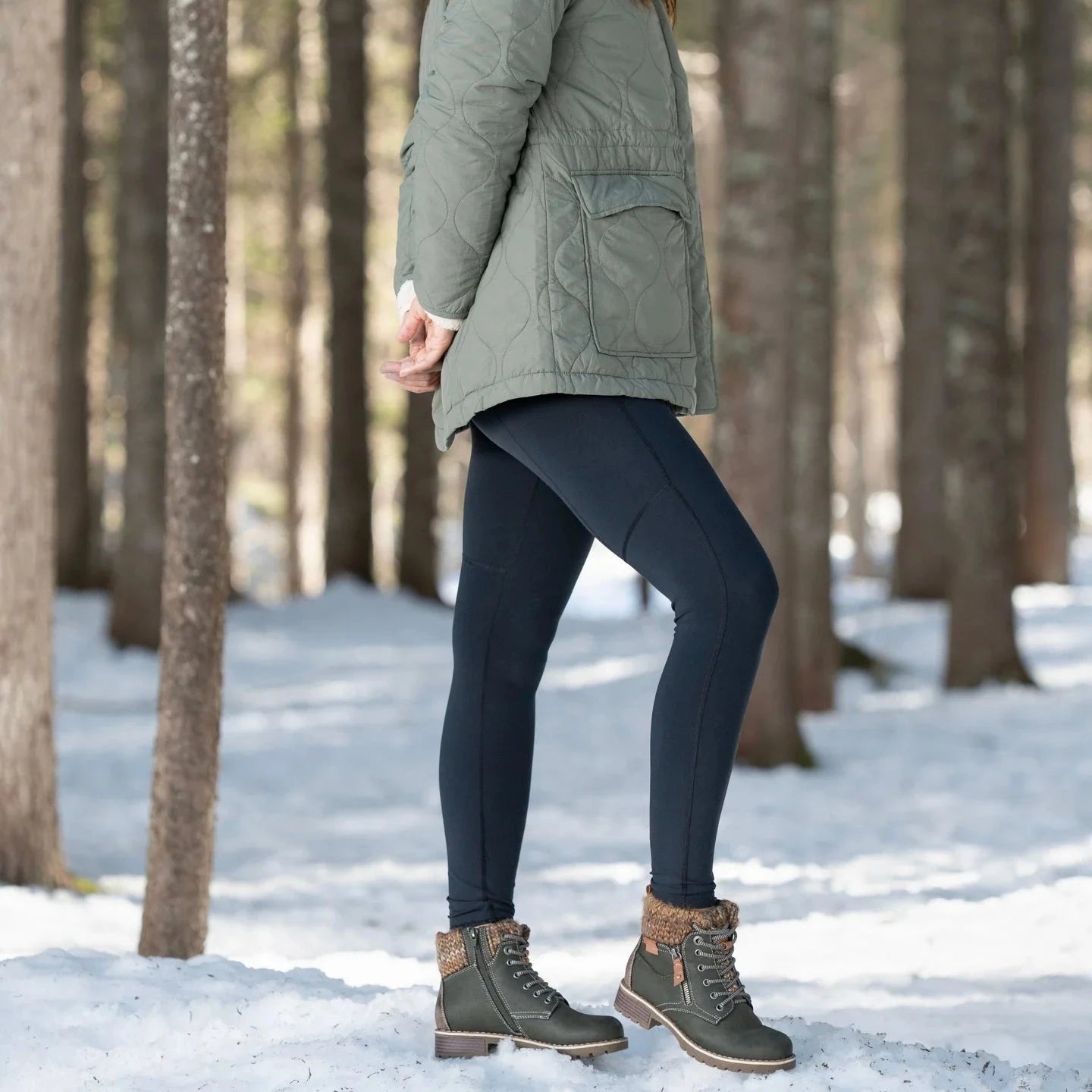 Lunar Millie boot - olive waterproof