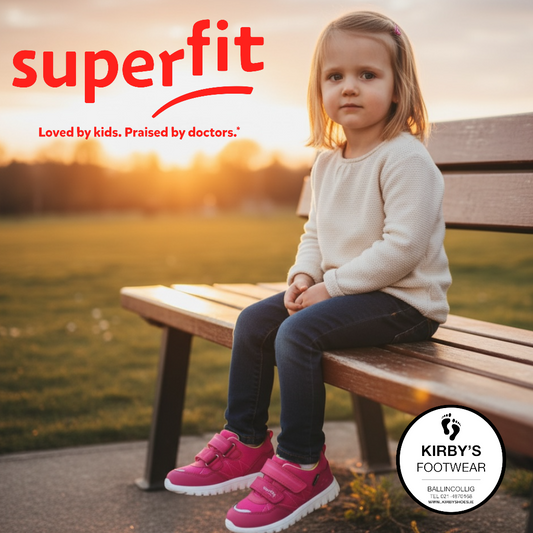 SuperFit Sport 7 mini pink goretex waterproof - Kirbys Footwear Ltd