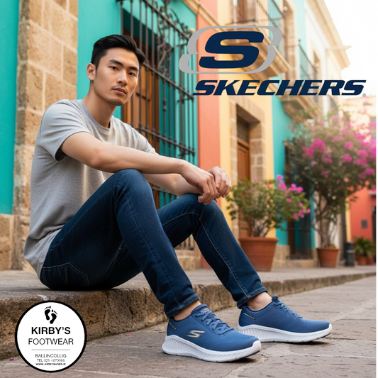 Skechers mens Go walk now Payton - navy - 216375