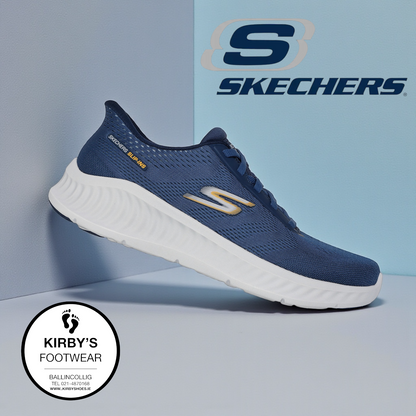 Skechers mens Go walk now Payton - navy - 216375