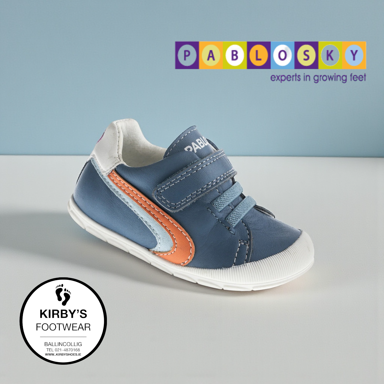 Pablosky soft 065440 blue - Kirbys Footwear Ltd