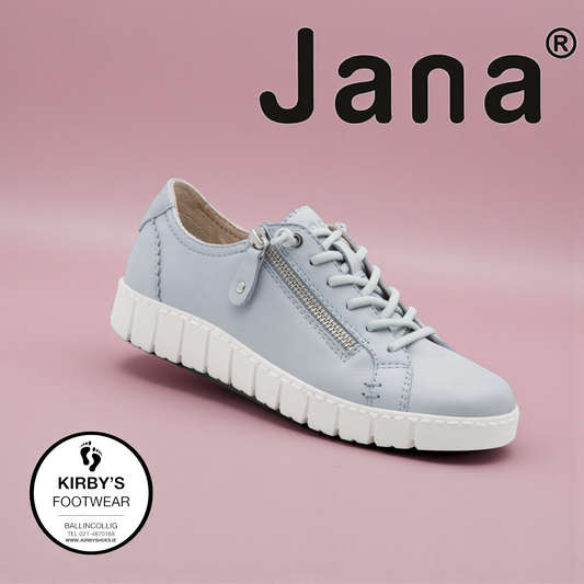Jana 23704 sky blue leather